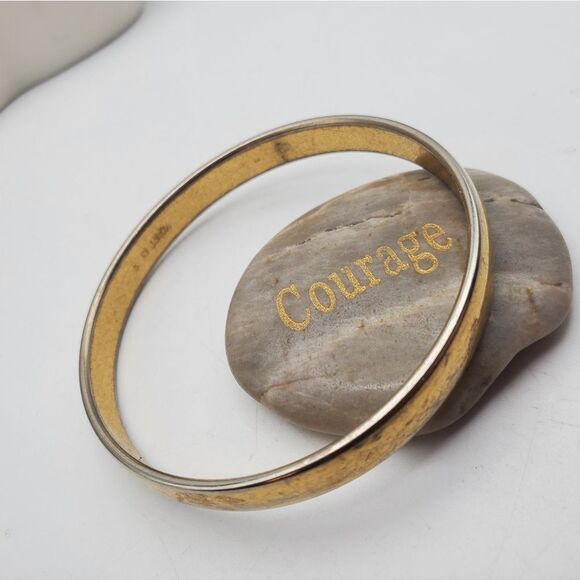 Vintage monet‎ gold plated bracelet well made jewelry bangle - Picture 2 of 2